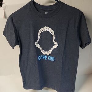 EUC Cuffy's Cape Cod Shark Mouth Boys sz M (10-12) Tshirt